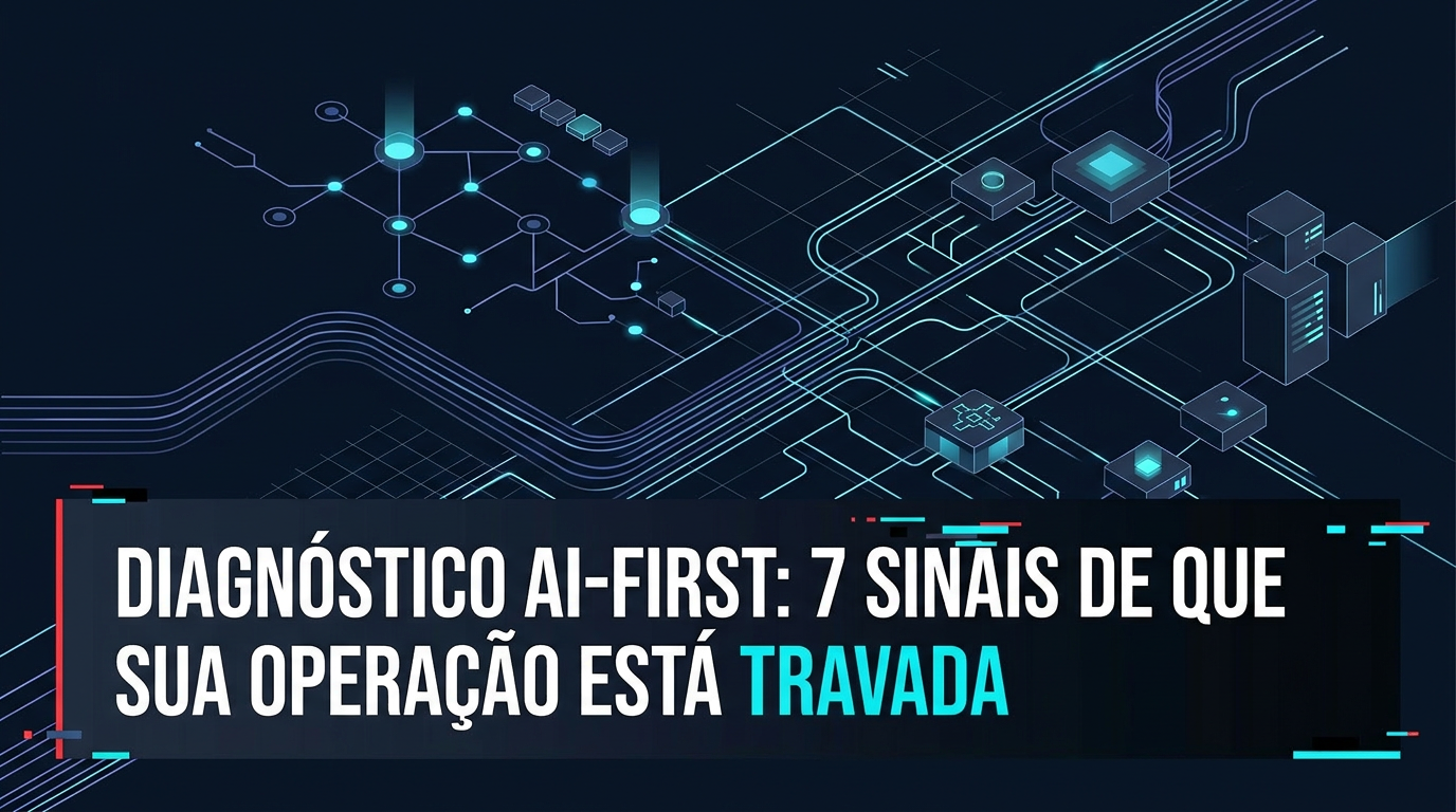 Diagnóstico AI-First: 7 sinais de que sua operação está travada no modo manual