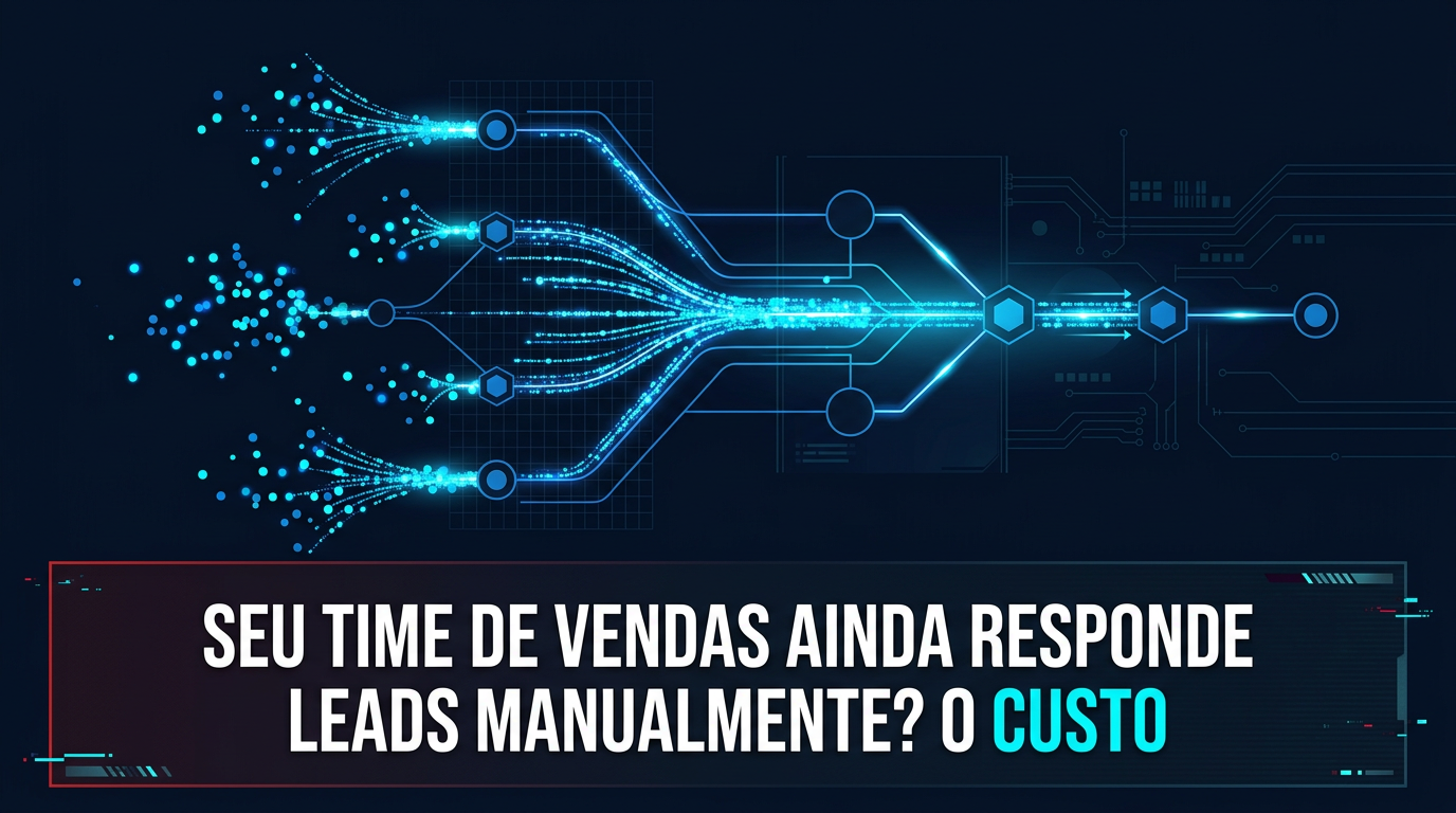 Seu time de vendas ainda responde leads manualmente? O custo oculto da demora no primeiro contato